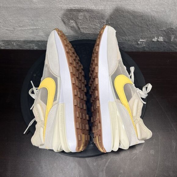 Nike Waffle One Womens Sz 8.5 Shoes Sail/Topaz Gold-Coconut Milk DC2533–105 Shoe - Picture 8 of 11